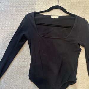 La Hearts Classic Black Bodysuit